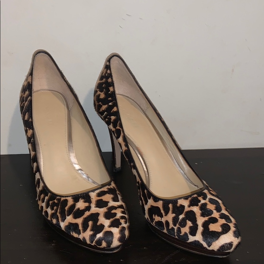 Coach Leopard Print Heels